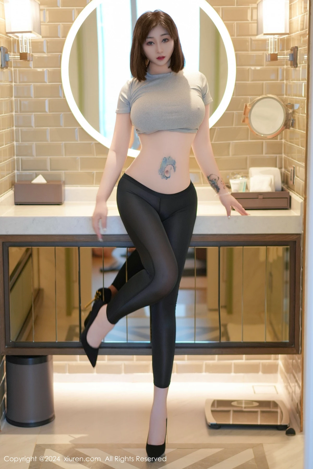 秀人网 No.9153 妲己_Toxic 黑丝美臀插图5