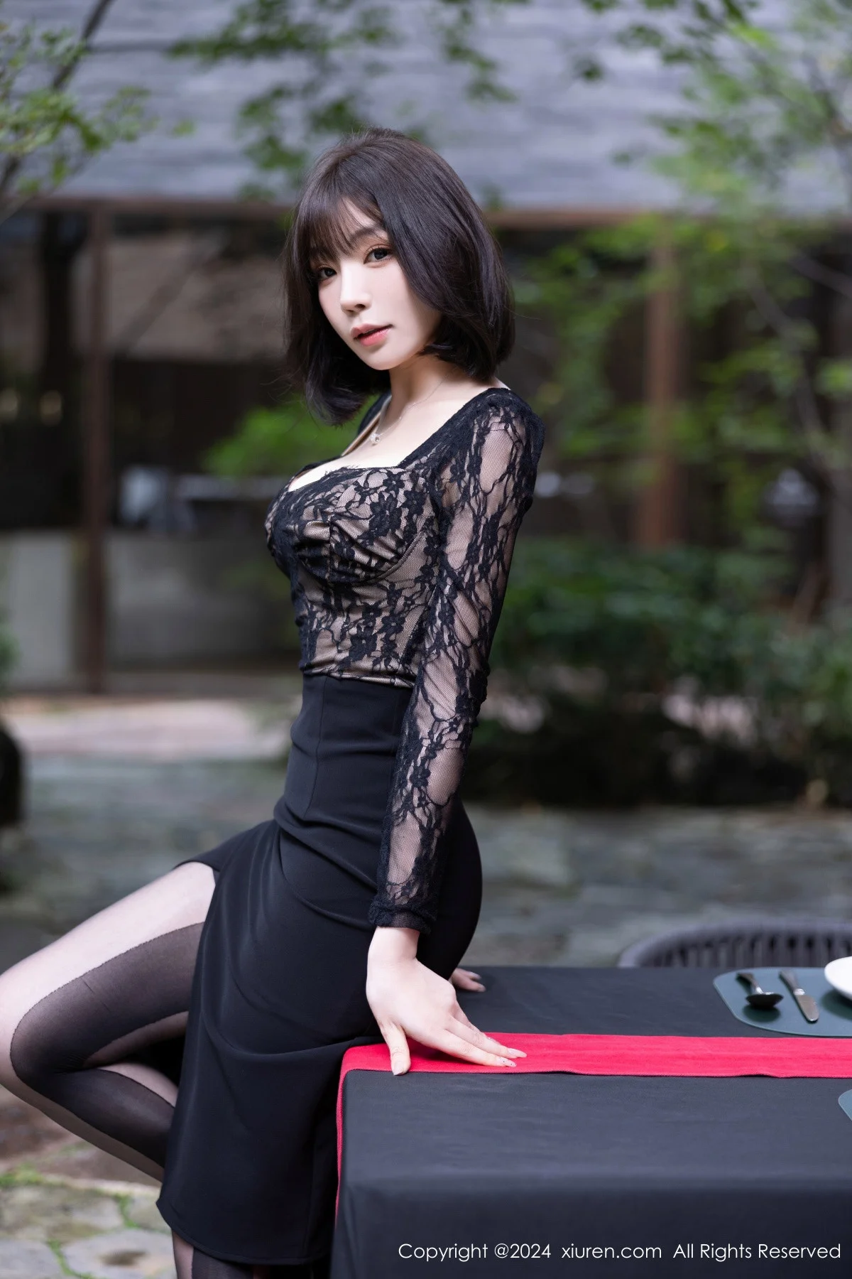 秀人网 No.9257 徐莉芝Booty 黑丝美腿插图4