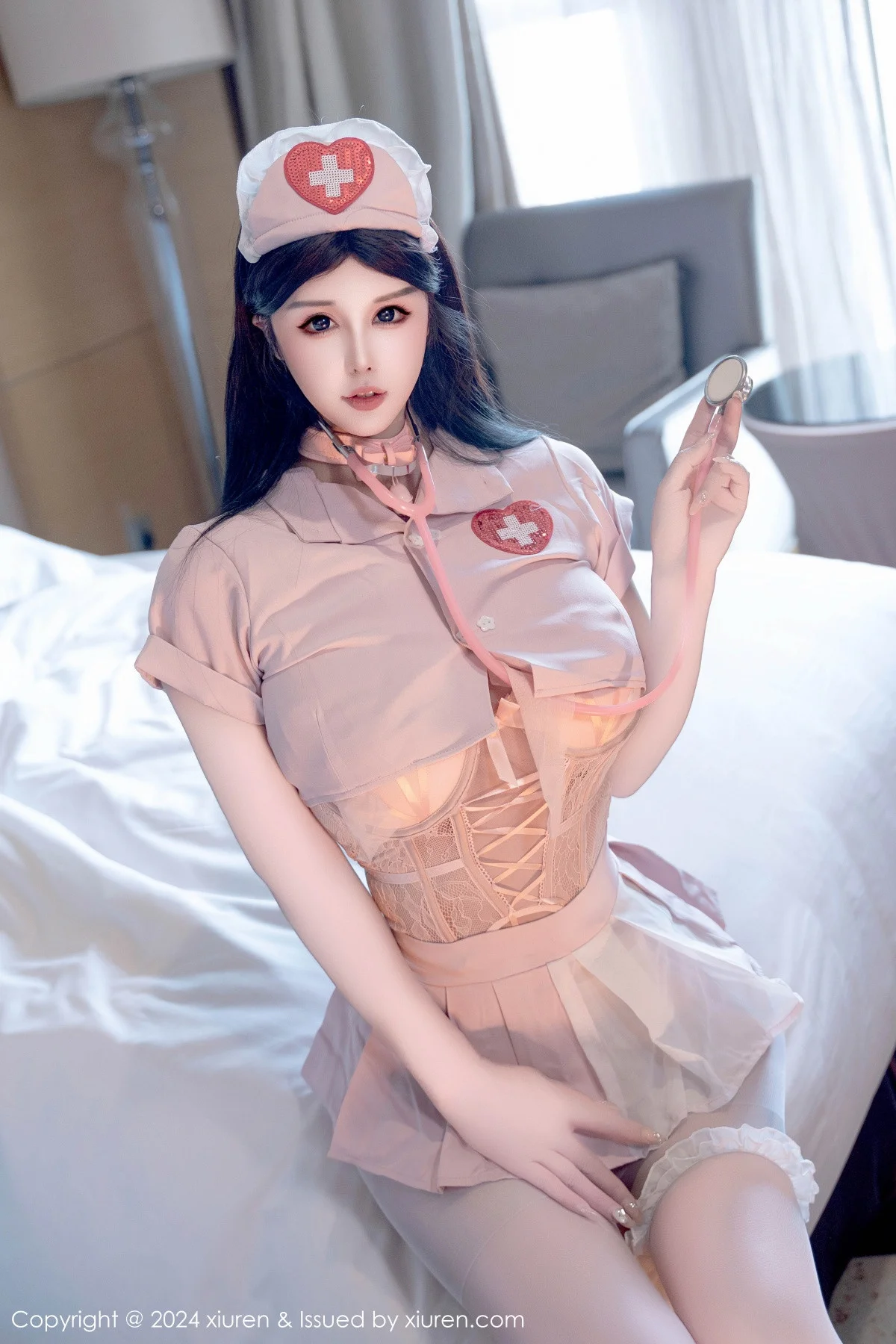 秀人网 No.9244 陈芊儿 情趣制服插图9