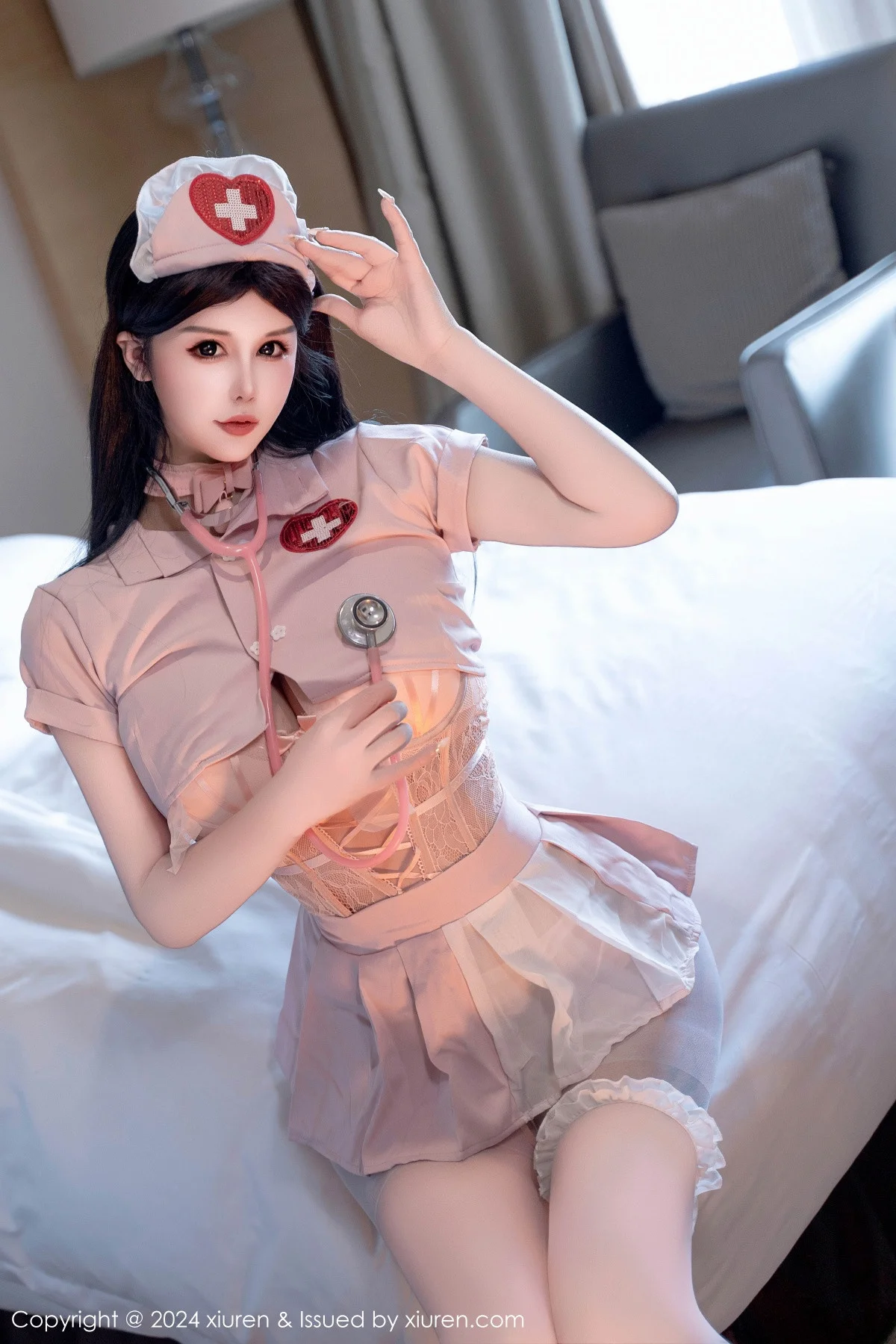 秀人网 No.9244 陈芊儿 情趣制服插图7