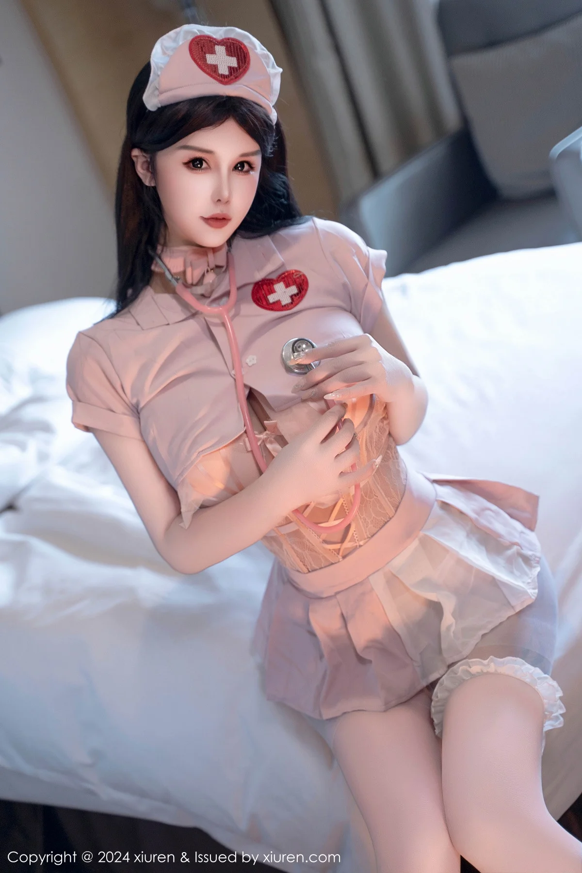 秀人网 No.9244 陈芊儿 情趣制服插图6
