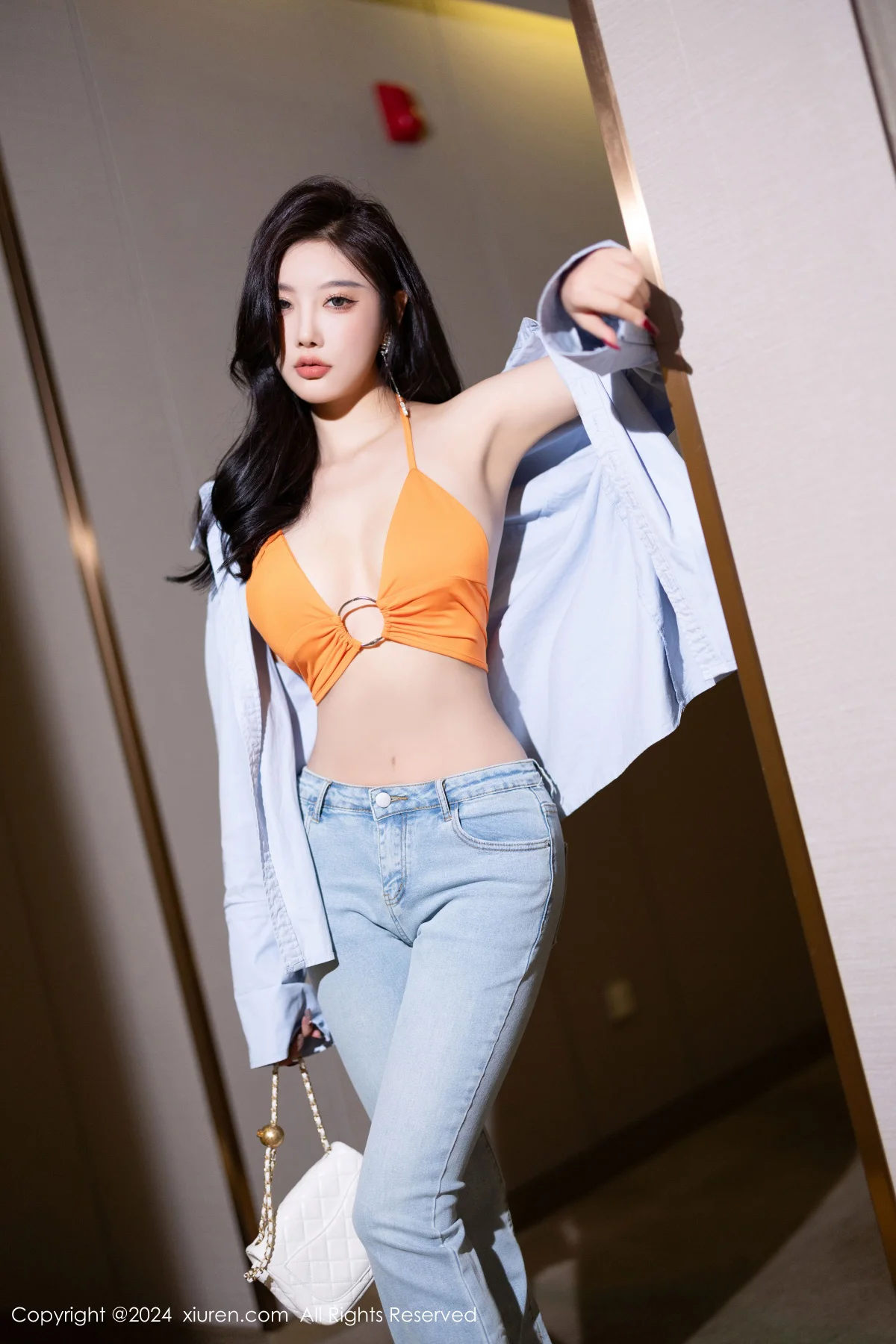 秀人网 No.9282 杨晨晨Yome 丝袜美腿插图1