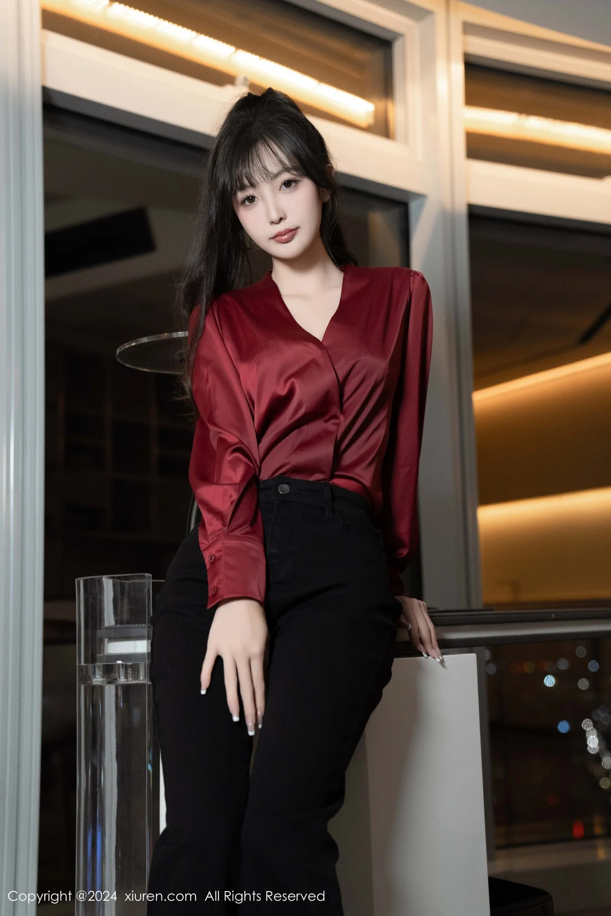 秀人网 No.9299 林星阑 黑丝美腿插图8