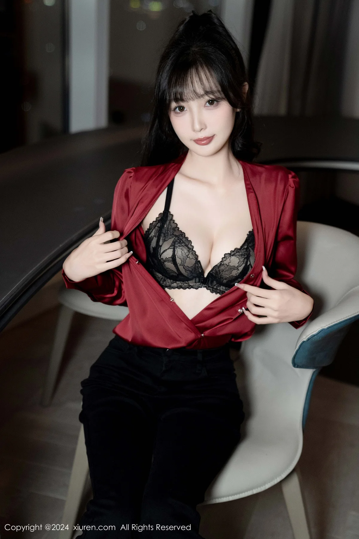 秀人网 No.9299 林星阑 黑丝美腿插图