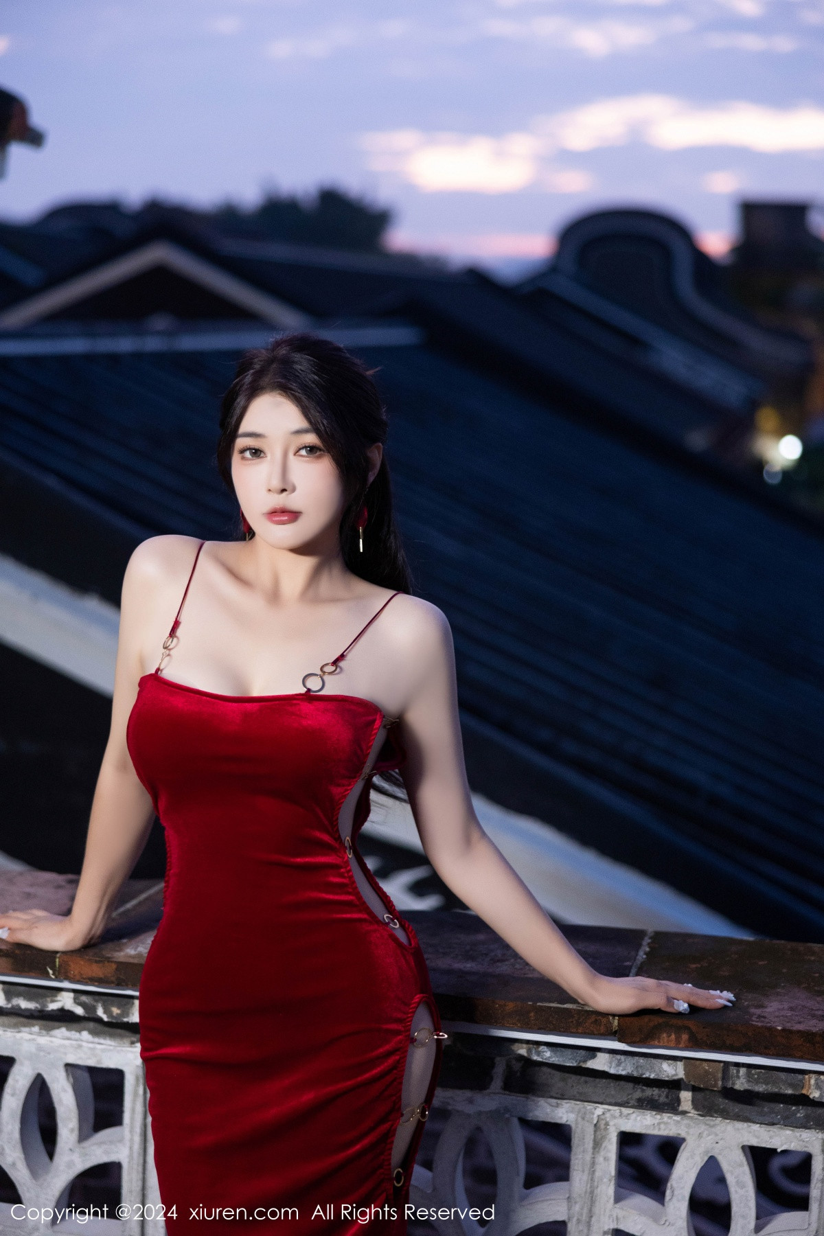 秀人网 No.9327 凯竹Quinn 长裙美腿插图6