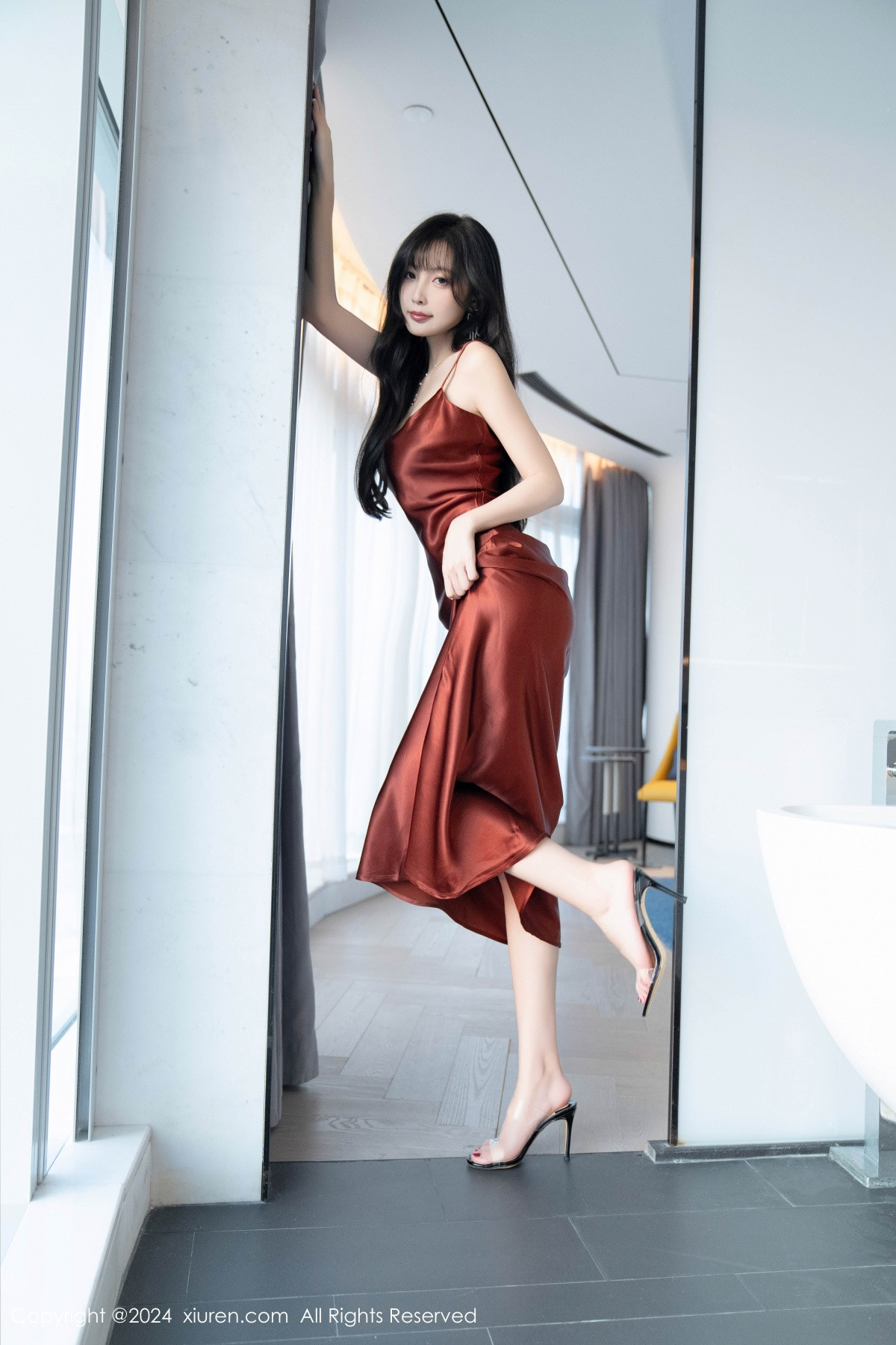 秀人网 No.9336 林星阑 性感美腿插图1