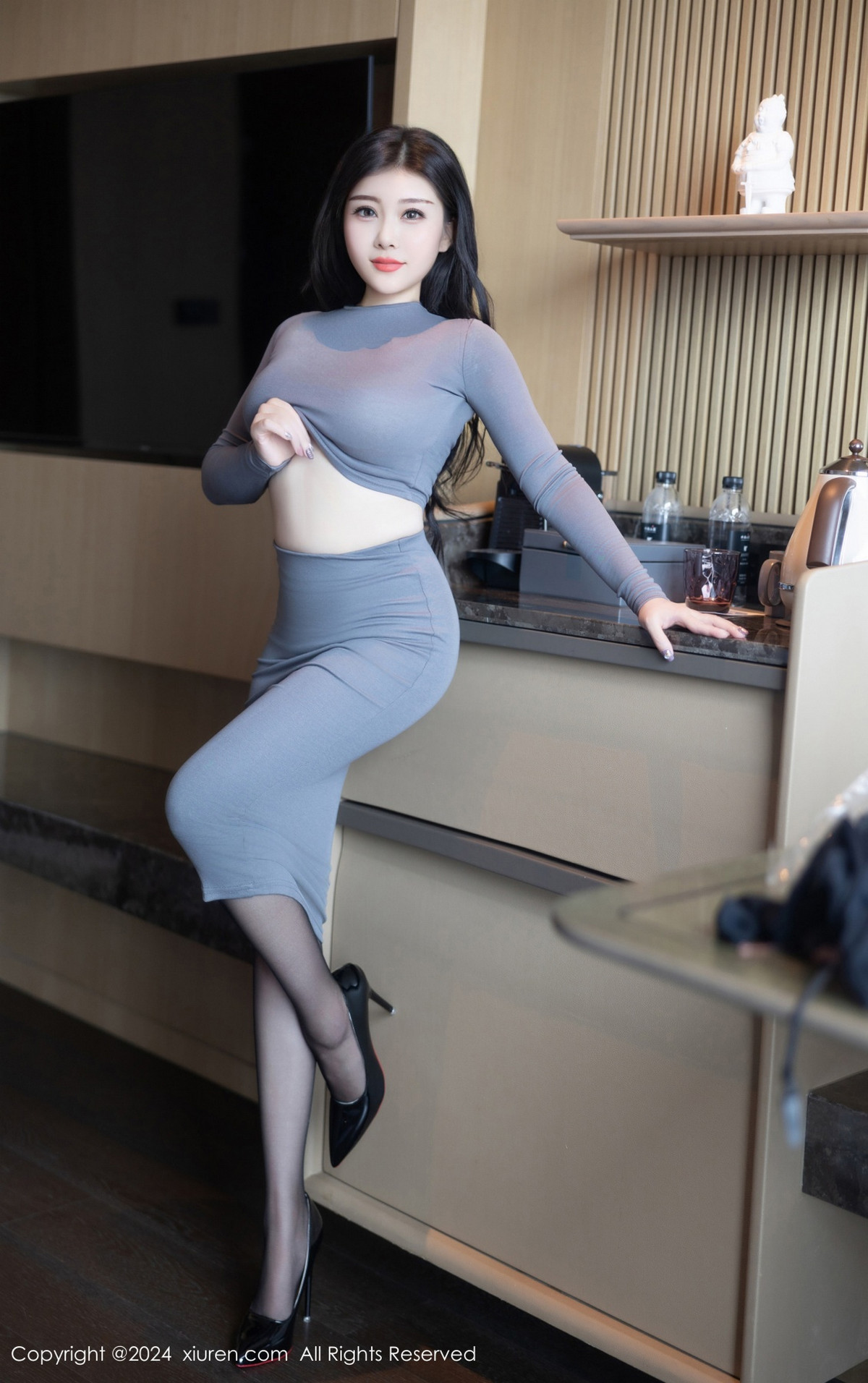 秀人网 No.9325 白洁Bessie 丝袜美臀插图9